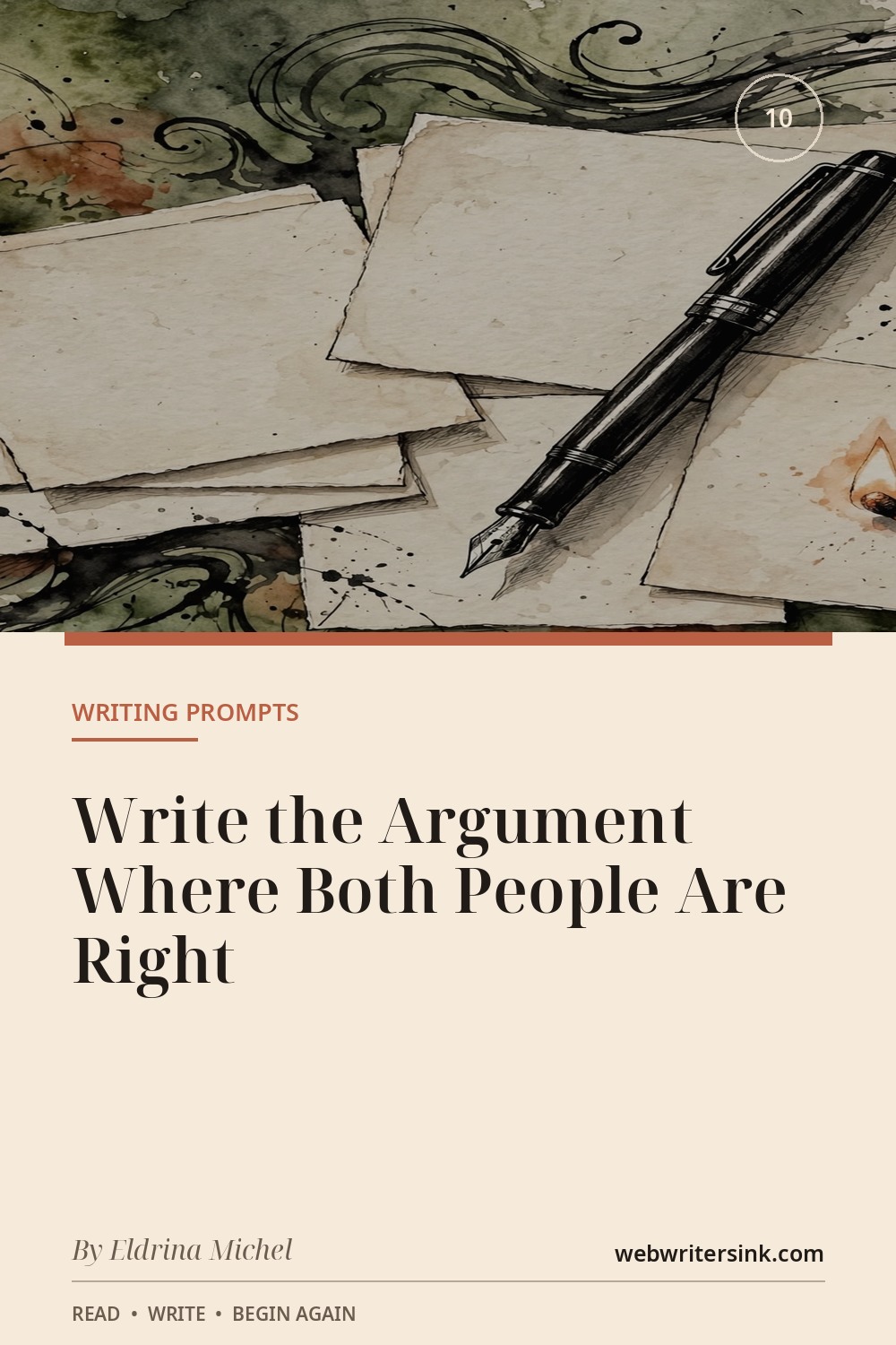 Illustrated opposing chairs and notes for a balanced argument